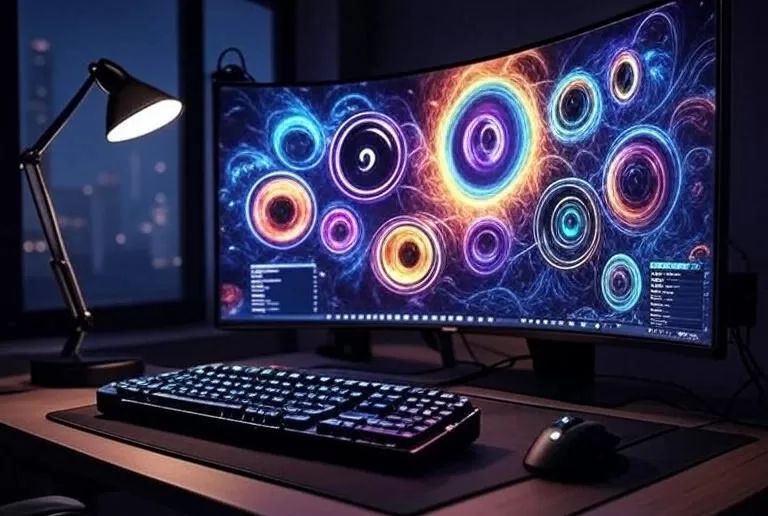 A typical computer setup