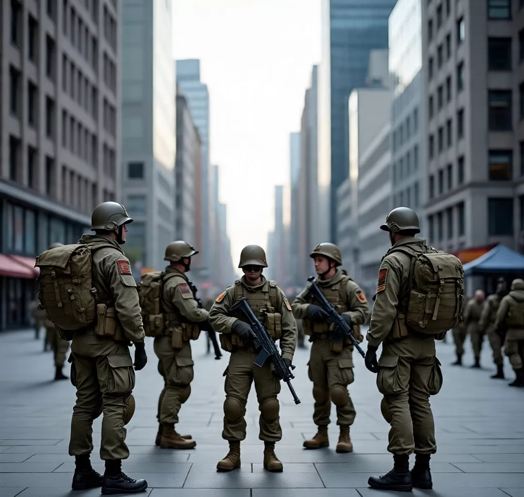 German military scene