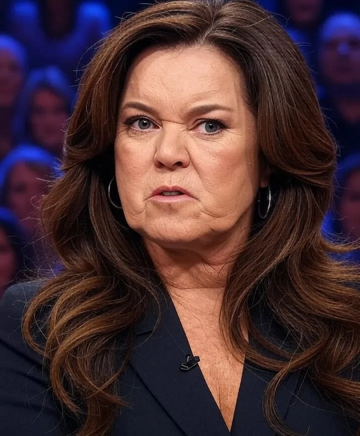 Rosie O’Donnell on a talk show