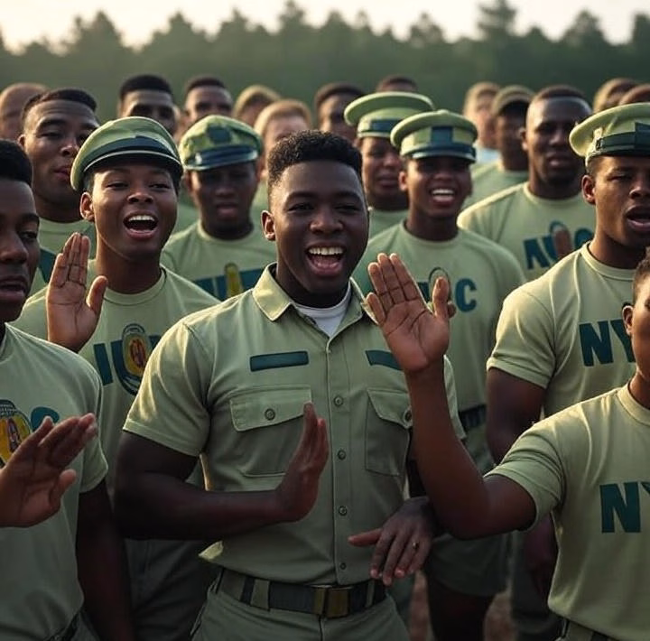 Big Boost! Adamawa Governor Raises Corps Allowance to N30,000! 3 NYSC swearing-in ceremony