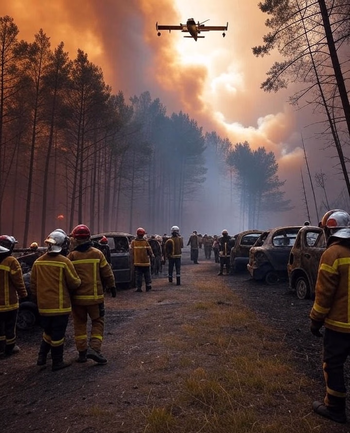 Wildfire in France